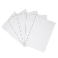Corrugated Plastic Sheets,3mm White Blank Yard Lawn Signs,8Inch x 12Inch 5PC