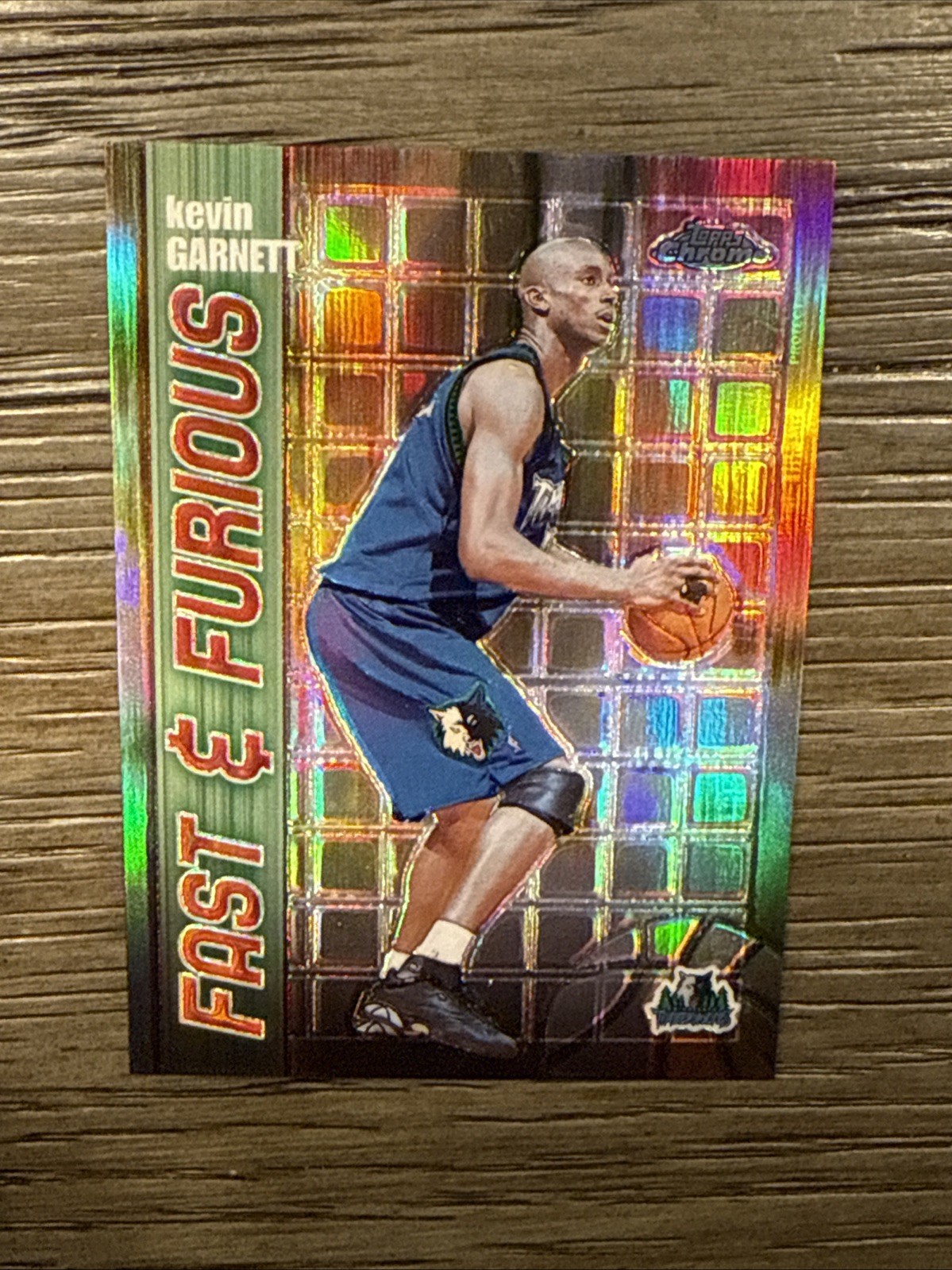 2003 Topps Chrome Kevin Garnett Refractor Fast Furious #FF07 NM - Mint #PNCARDS