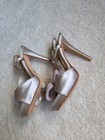 Badgley mischka shoes SANDALS HEELS Champagne Color  6.5 Great Condition 4.5" — photo 7