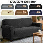 PREMIUM Elastic STRETCH SOFA COVERS Slipcover Protector Settee 1/2/3/4 Seater