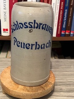 1 l Bierkrug Krug Masskrug Bier Brauerei Schlossbrauerei Peuerbach