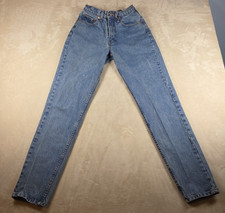 Jordache Women  s Jeans Size 7/8 Blue Denim High Rise Straight Leg Vintage