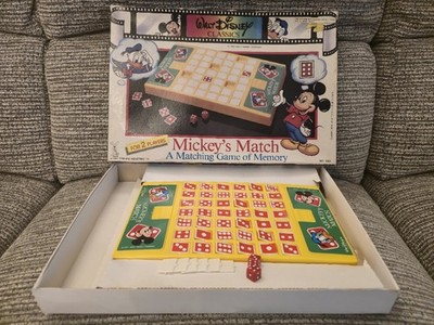 ⭐️ Vintage 1987 Walt DISNEY Tomland MICKEY'S MATCH 1980's Retro