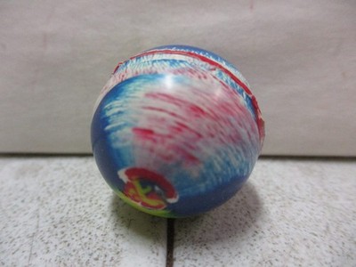 1950's Blue and Yellow Swirl Super Ball