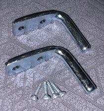 2x IKEA Stop Lock Catch Pin per FRIHETEN DIVANO Parte # 117363 con Viti - NUOVO