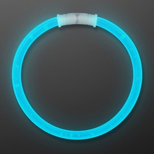 Glow Bracelet Aqua Tube of 100