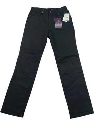 Gloria Vanderbilt Jeans Womens Size 4 Petite 4P Black Pockets  New Tapered Leg
