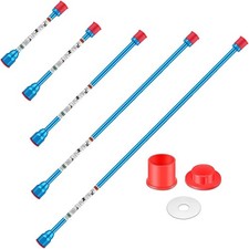5PCS Airless Sprayer Gun Spray Painting Wand,Airless Tip silver