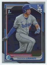 2024 Bowman Chrome Prospects Thayron Liranzo Los Angeles Dodgers #BCP-182
