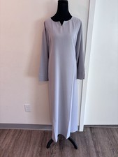 Light Blue Close Abaya for Womens Modest Muslim