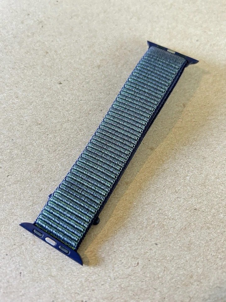 Correa de reloj Nike Sport Rep. azul Apple iWatch Ultra 2 Series 10 9 8 7 6 42-49 mm Foto 2 de 4