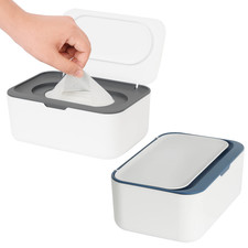 2 Pack Wipes Dispenser, Wipe Holder for Baby  Adult, Refillable Wipe Container