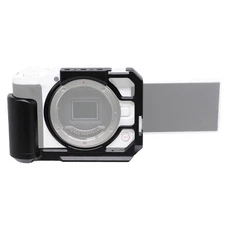 Aluminum Alloy Camera Cage for Canon EOS R50, with Cold Shoe & 1/4" Screw