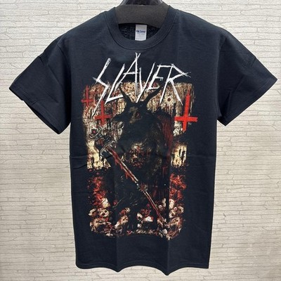 Remake Slayer rock band 2017 Rare Design Black Short Sleeve T shirt NH21098