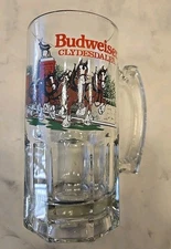 Vintage Budweiser Clydesdale Anheuser Busch 1991 Heavy Beer Mug Official Product