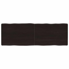 Table Top Wooden Desk Top for Table Treated Solid Wood Oak Live Edge vidaXL