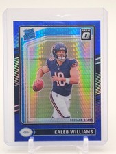 CALEB WILLIAMS 2024 DONRUSS OPTIC RATED ROOKIE BLUE HYPER PRIZM RC A Q3797