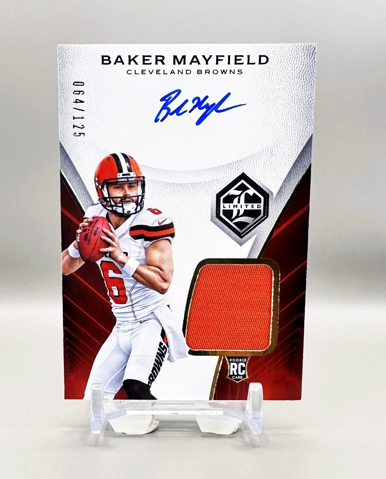 Baker Mayfield Panini Limited #101 Patch Autograph