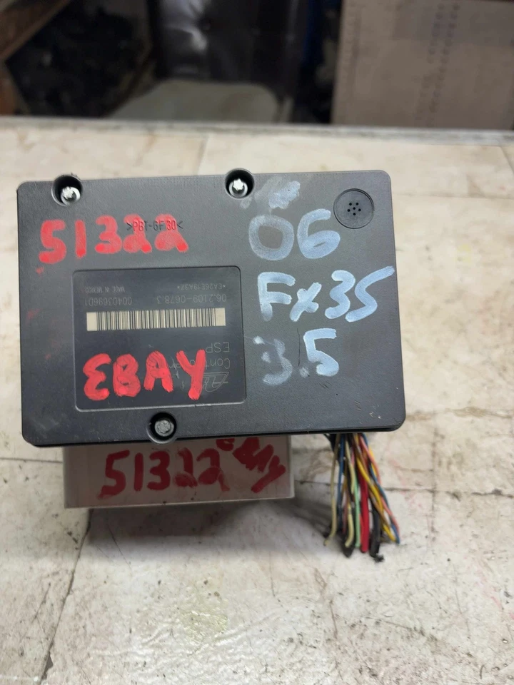 Unidad de bomba ABS INFINITI FX35 2006-2008 AWD conjunto de sistema de frenos antibloqueo OEM Foto 2 de 4