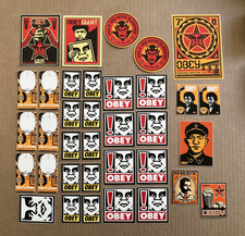 Shepard Fairey Stickers / OBEY Propaganda Graffiti Andre The Giant Set of 35