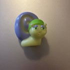 Vintage Playskool Glow Worm Glo Bug Finger Puppet Toy 80’s Glow In The Dark Guc