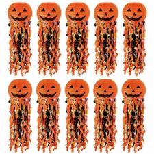 10 Pcs Pumpkin Paper Lanterns,Halloween Party Decorations