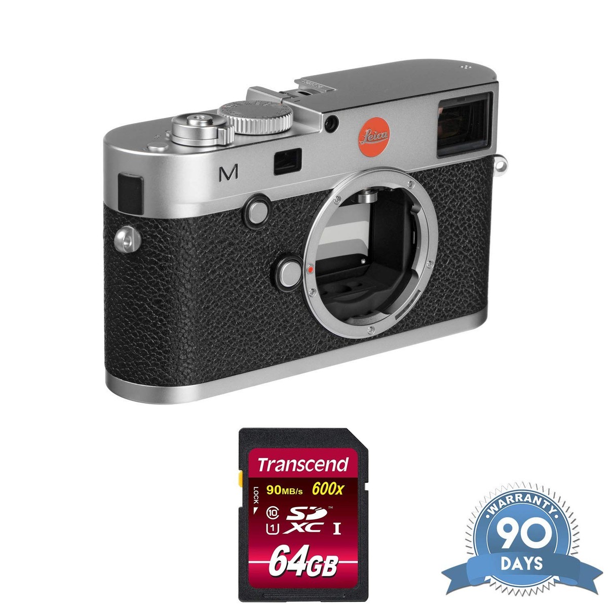 Leica M (Typ 240) Digital Rangefinder Camera (Silver) with Memory