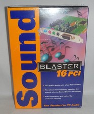 NEW Creative Labs Sound Blaster 16 PCI Sound Card Computer PC Audio Model SB4740