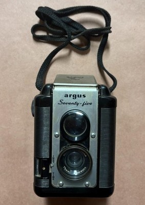 Argus Film Camera Seventy-Five Argoflex 620 film-75mm usa lens vtg photography