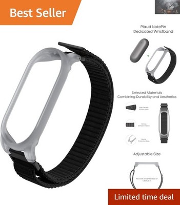 Secure Hook-and-Loop Wristband for NotePin AI Recorder, Fits 7.3-9.3 Inch Wrists