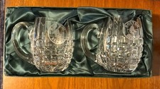 Pair of Boston Red Sox Tyrone Irish Crystal Company, Inc. 18 Oz Beer Mugs