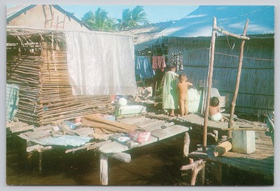 c29166 Goajiros Indianerhaus El Mojan Zulia Venezuela Postkarte