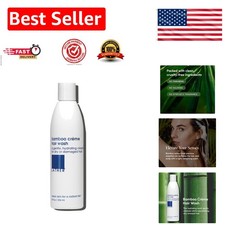 Daily Bamboo Crème Shampoo 8 oz - Gentle Cleanser with Jojoba & Essential Oils