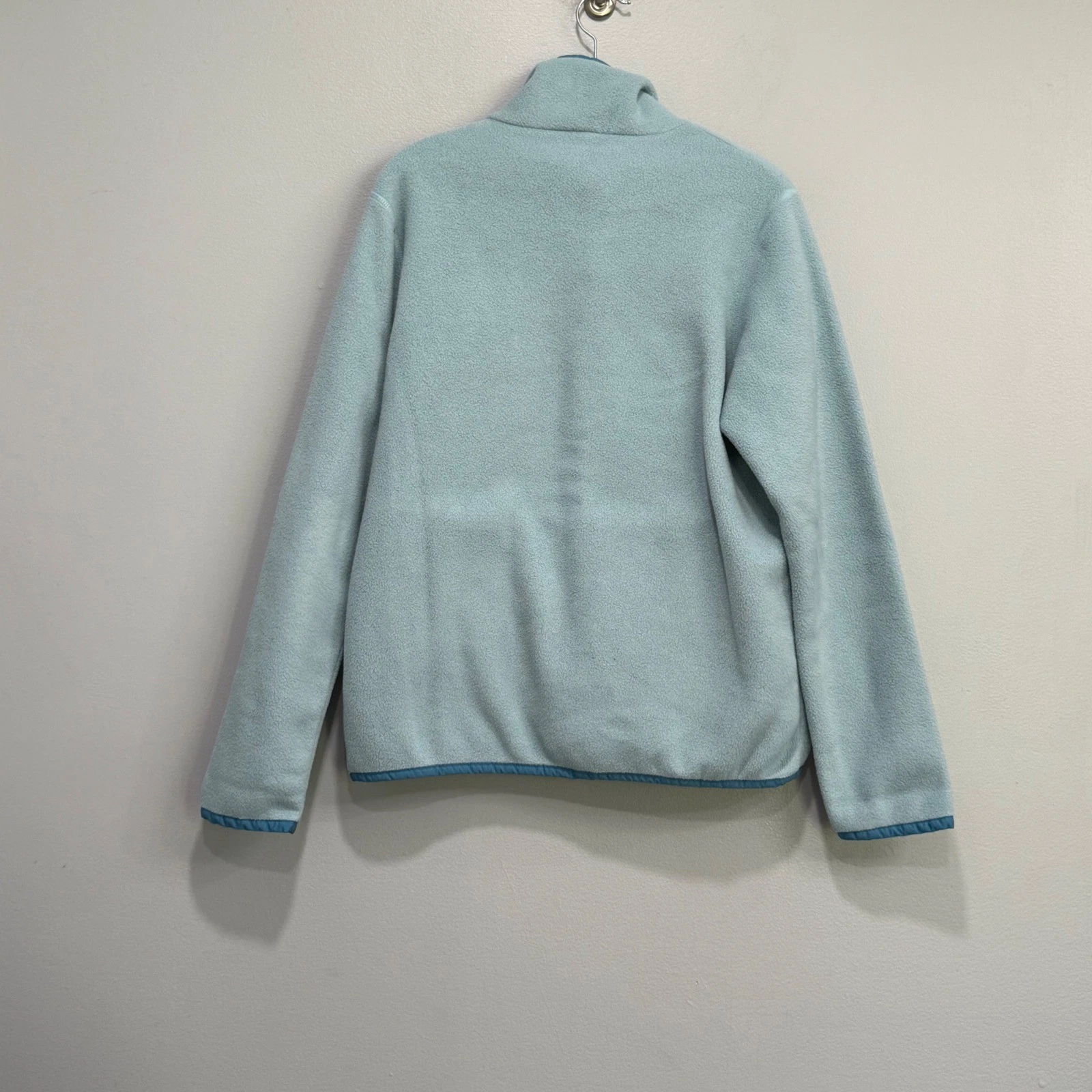 Cotopaxi Teca Fleece Pullover Mens Medium Light Blue Snap Neck Jacket Llama Logo image 2