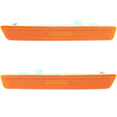 For 2015-2022 Challenger Marker Front Amber Plastic SET PAIR