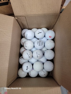 Mixed Box of 27 Golf Balls Mixed Brands TaylorMade Callaway Titleist Noodle