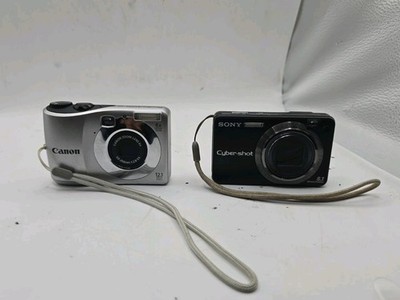 Lot Of 2 Camera Canon PowerShot  A1200 And Sony Cybershot DSC-W150