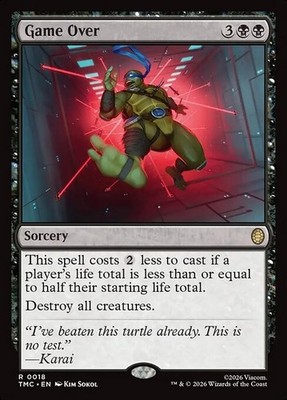 *MtG: 2x GAME OVER - CMD Teenage Mutant Ninja Turtles Rare - magicman-europe*