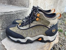 TIMBERLAND PRO Mudslinger Mid WATERPROOF Steel Safety Toe Work Boots Men Size 9M