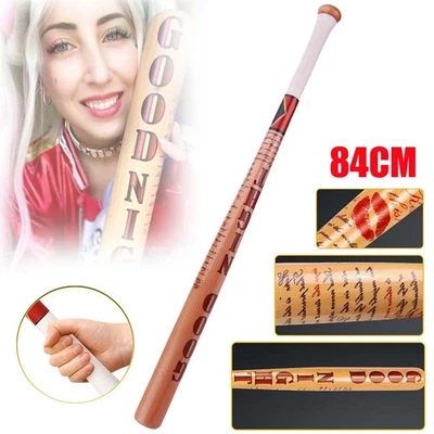 MARKENLOS Baseballschläger Suicide Squad Harley Quinn Baseball Bat Holz Baseball Schläger