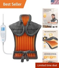 Heating Pad for Neck and Shoulders and Back for Pain Relief, Mothers Day Gift...