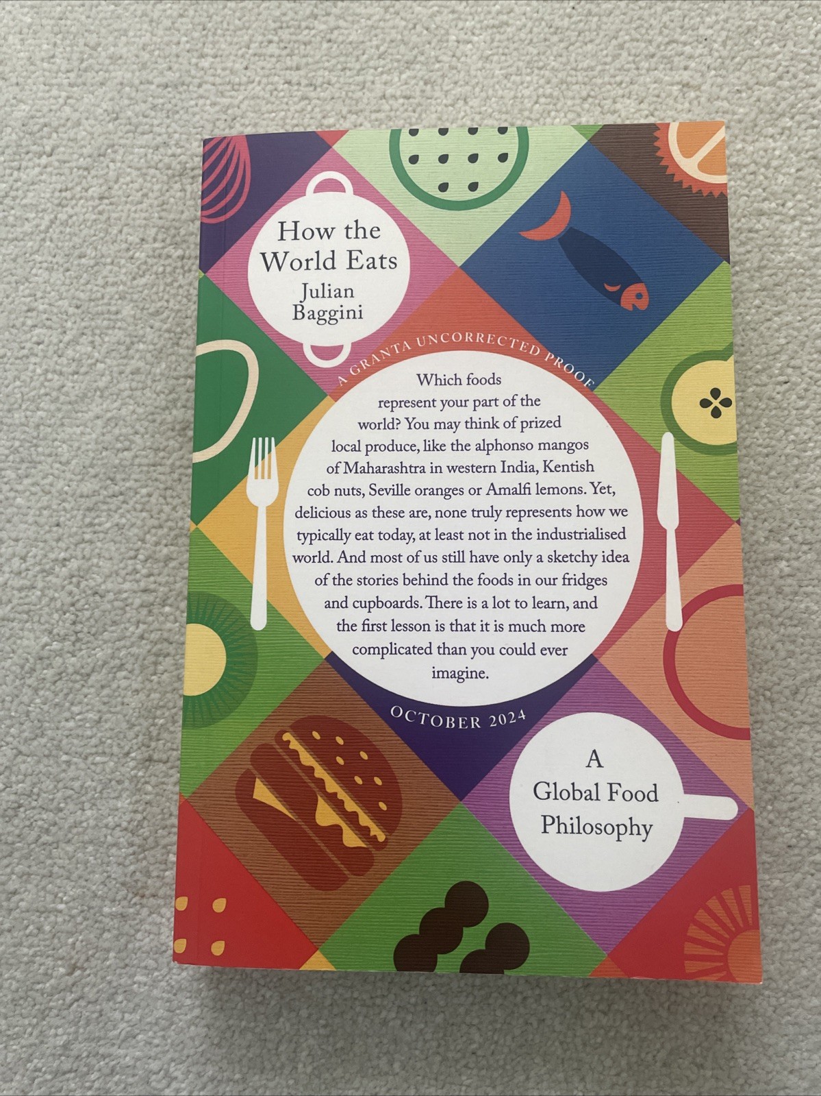 How the World Eats: A Global Food Philosophy by Julian Baggini Paperback Book ..