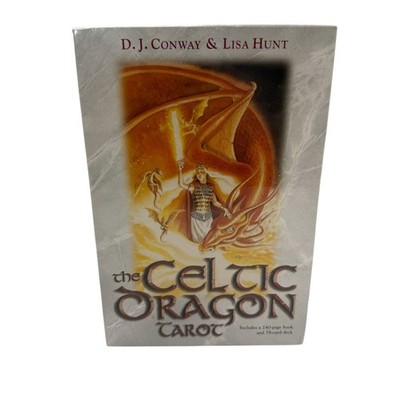 Celtic Dragon Tarot Kit by D. J. Conway and Lisa Hunt (1999, Cards