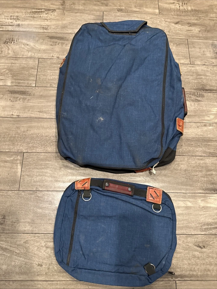 Mochila de viaje convertible Eagle Creek vintage azul 20x15 Foto 2 de 4