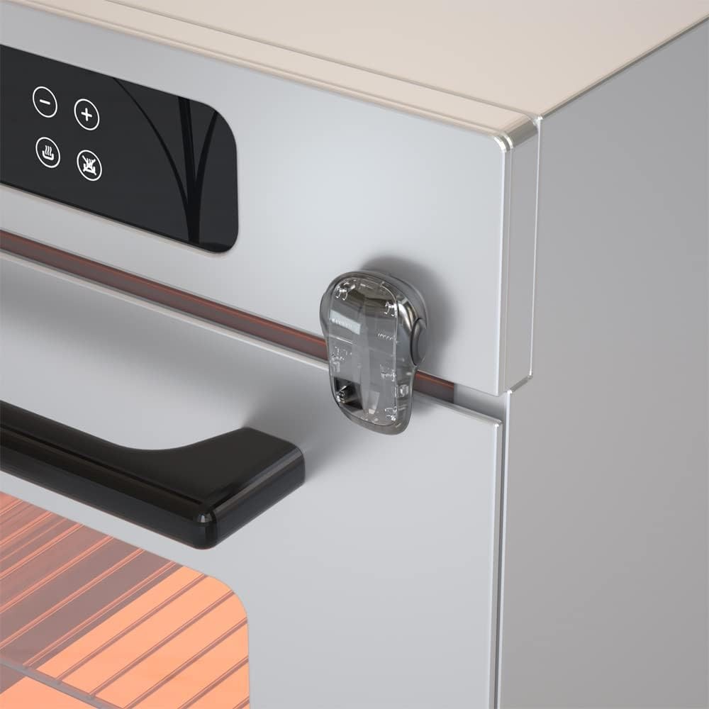 SAFELON 1 PC Baby Safety Oven Door Lock, Double Button Oven Lock for Kitchen Sa