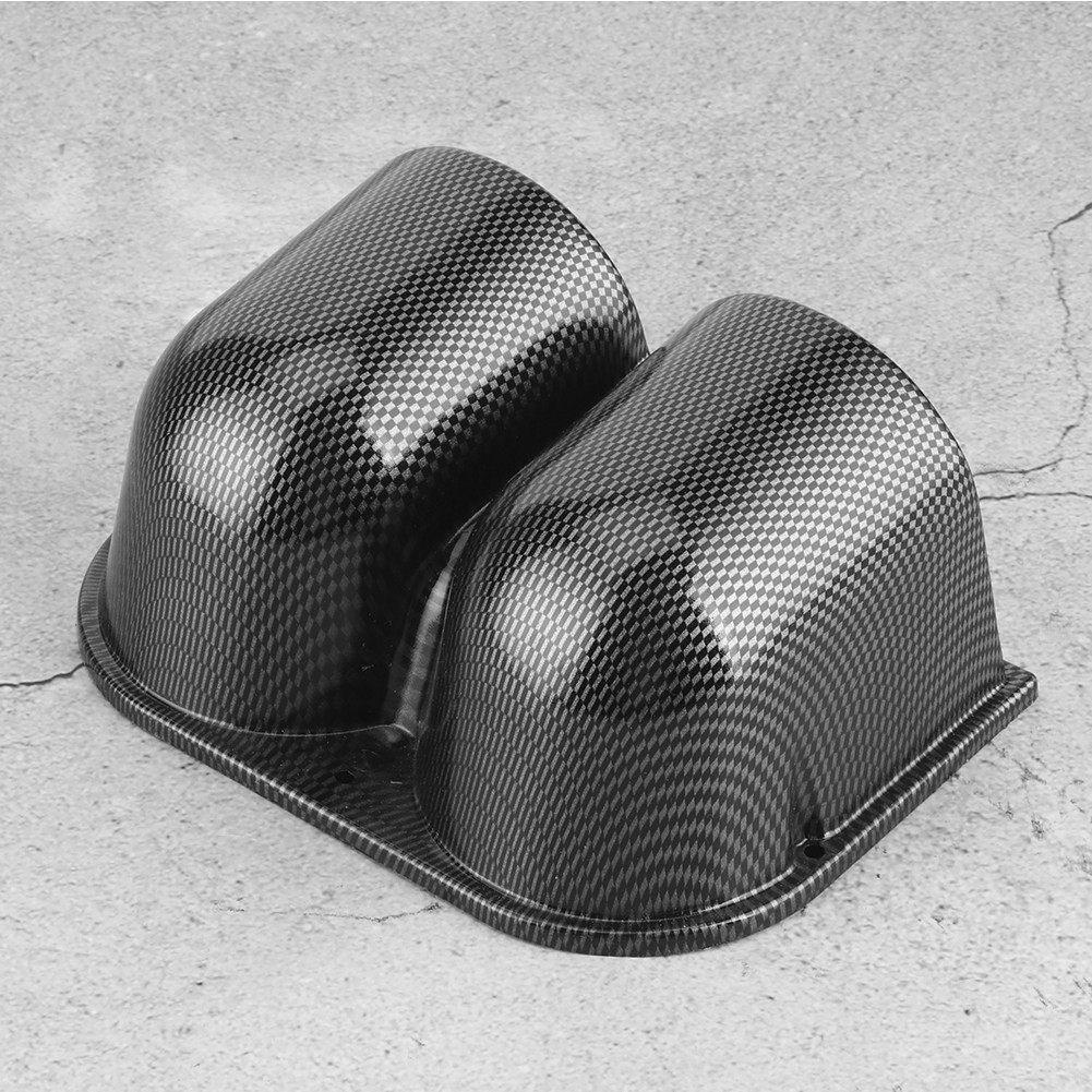 52mm/2in 2-Hole Gauge Mount Holder Universal Carbon Fiber Style Car Dash Meter P
