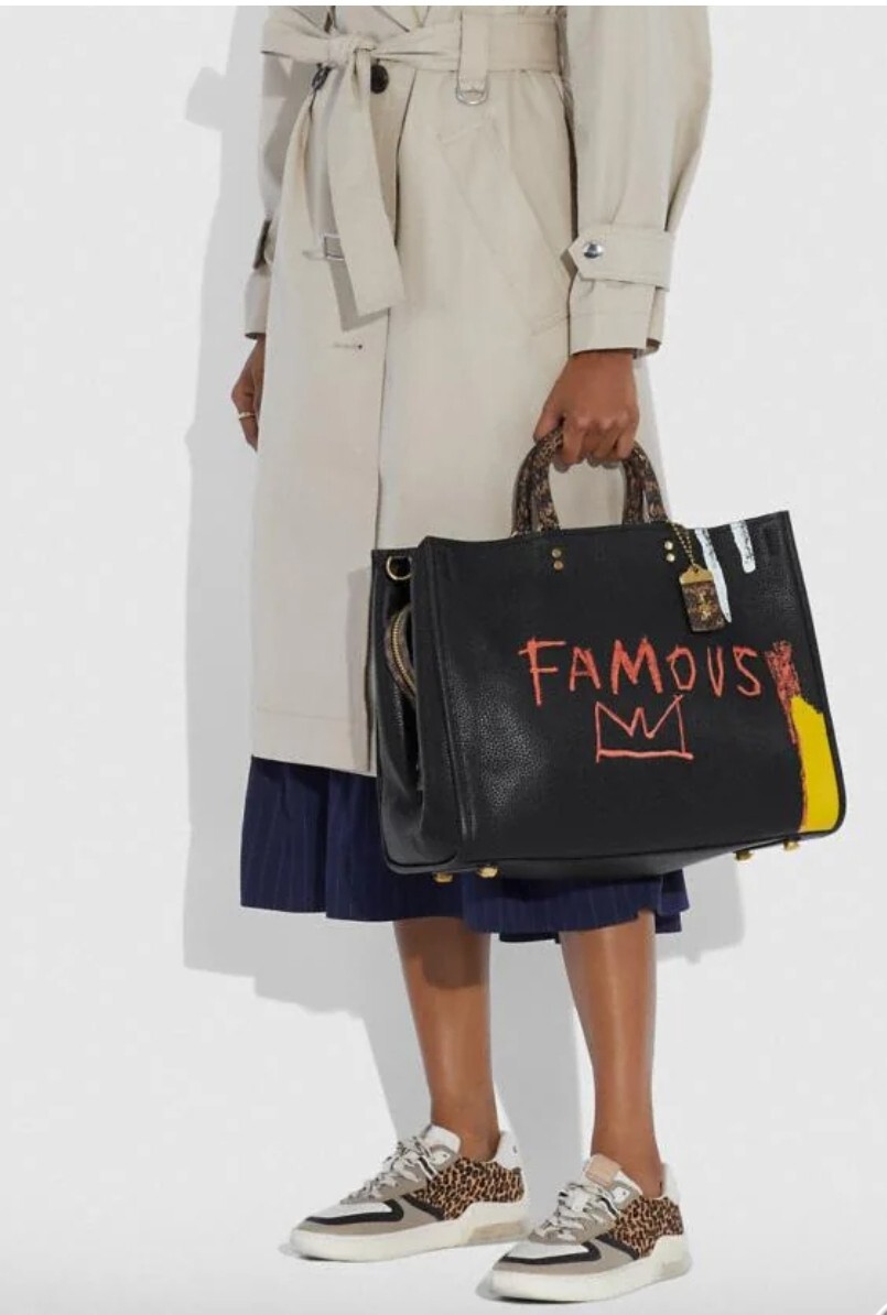 Coach X Jean-Michel Basquiat Rogue 39 With Snakeskin Detail