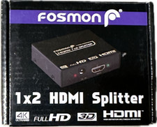 Fosmon 1X2 HDMI Splitter 4K/3D/HDMI/Full HD Home/RV