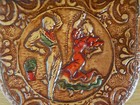 Vtg Small Leather Tooled Coin Purse Picture of Flamenco Dancers Made In Mexico? — photo 7