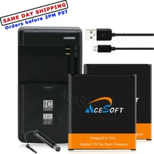 Fit Samsung Galaxy Core Prime EB-BG360CBU SM-G360 4220mAh Battery or USB Charger